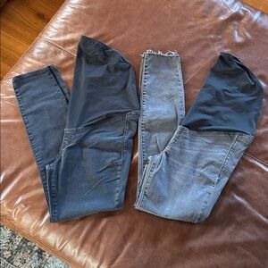 Madewell maternity skinny jeans 27 & 28